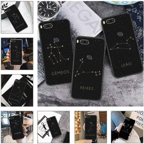 12 constellations zodiac signs Phone Case For Xiaomi Mi Redmi Note 8T 9T 9S 9A 10 7 8 9 Lite pro