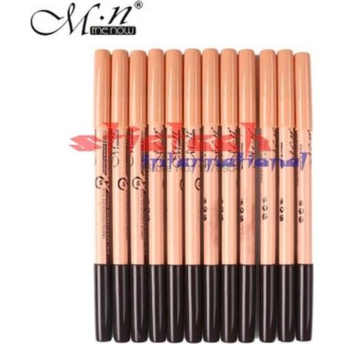 By ems or dhl 100sets Menow Double Eyebrow 2 in 1 Makeup Double Function Eyebrow Pencils Concealer Pencil Super Cosmetic