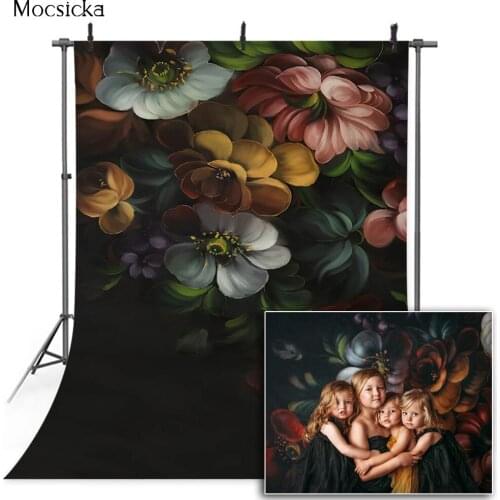 Woodland Fantasy Newborn Kids Portrati Backdrop for Photography Fairy Tale Children Portrait Cake Smash Photo Background Studio