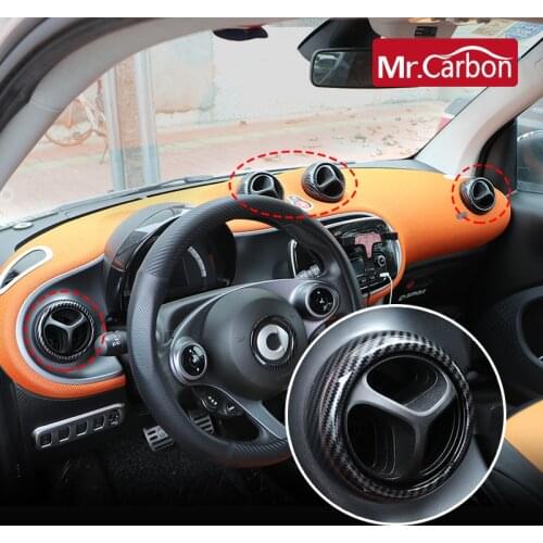 Car interior air conditioner air outlet modified decorative shell for new Smart 453 Fortwo Forfour styling modified accessories