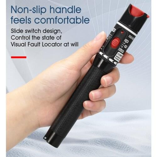 Laser 50MW/30MW/20MW/10MW/5MW Visual Fault Locator Fiber Optic Cable Tester 10KM/30KM/50KM Range VFL