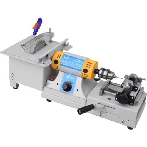 750W Multifunctional Table Grinder, Jade Cutting Machine Drilling Engraving Machine Bead Polishing Machine Beeswax