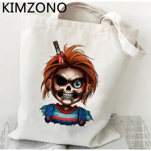 Chucky shopping bag bolsa tote reusable bolso shopper jute bag bag reusable tote sac tissu