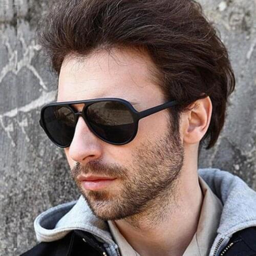 Brand Luxury Design Square Gradient Eyeglasses Men Retro Oversized Driving Sun Glasses Outdoor Travel Goggle Gafas De Sol Hombre