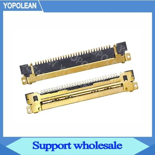 50 pcs New Golden LCD Screen Cable Connector 30 pins For imac 21.5" A1311 MC508 MC509 2010