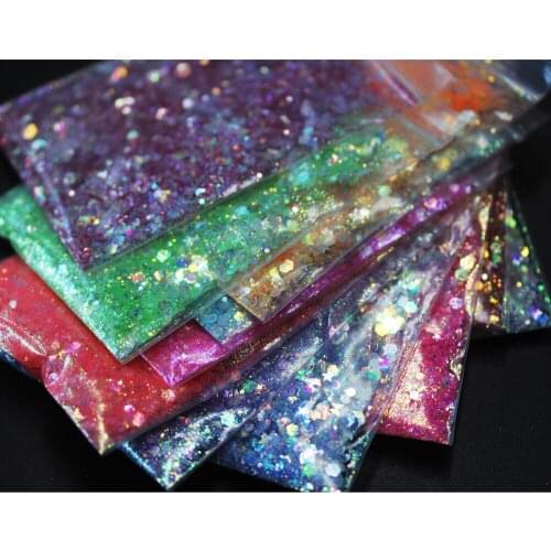Festival Chunky Fine Glitter Mix Sequins Iridescent Glitter Loose Flakes Cosmetic Face Body Eye Hair Nail Art Resin Tumbler
