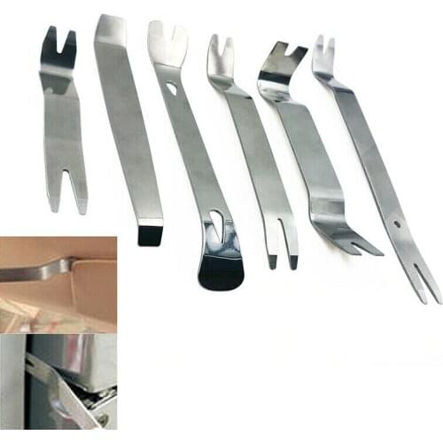 Car Repairs 6PCS Door Clip Panel Trim Removal Dash Radio Audio Installer Pry Kit