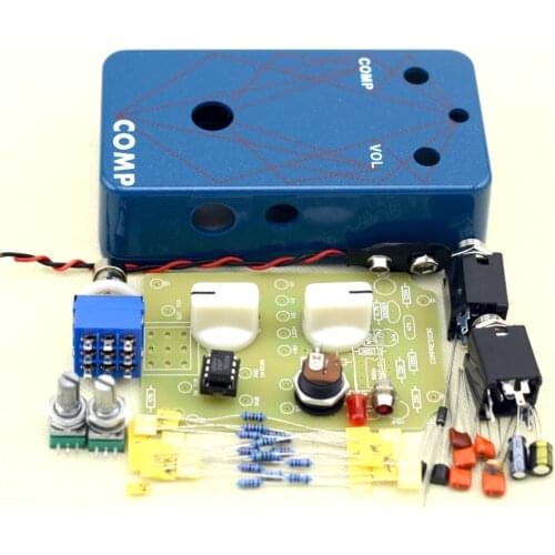 Hand Wired Compressor Guitar Effect pedal All Kits True Bypass With 1590b enclosure Free Shipping