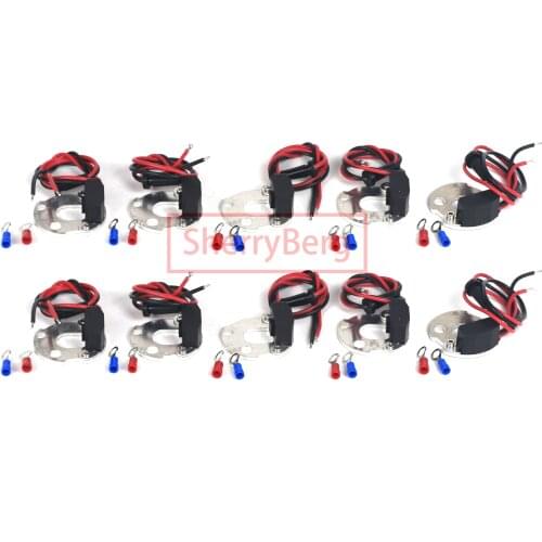 SherryBerg 10 PCS Distributor Electronic conversion kit fit for Fiat 500/600 4 cylinders 4 cly Marelli for fiat Distributor