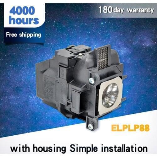 Compatible lamp with Housing for ELPLP88 for EB-S300/EB-S31/EB-U04 EB-X31 EB-W29 EB-X04 EB-X27 EB-X29 EB-X31 EB-X36 EX3240