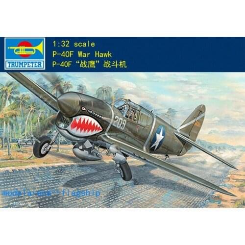 Trumpeter 1/32 03227 P-40F War Hawk Fighter Aircraft Assembly model kit