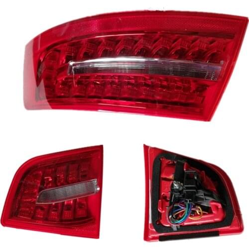 For Audi A6 A6L C6 2009 2010 2011 Rear Taillight Rear Brake Lamp Rear Taillight Lamp Housing Reverse Lampshade No Line No Light