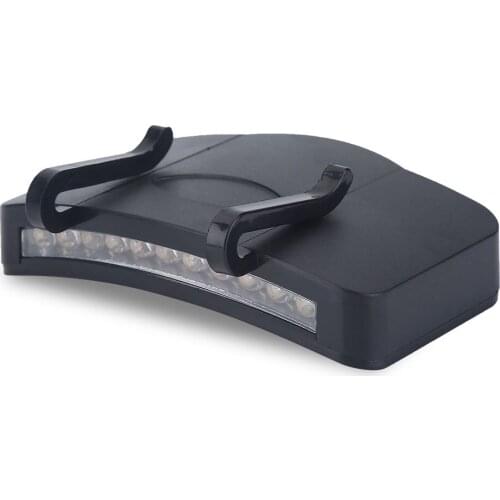 1pc 11 LED Super Bright Cap Clip Head Lamp Light Hat HeadLamp For Outdoor Fishing Camping Hat Light