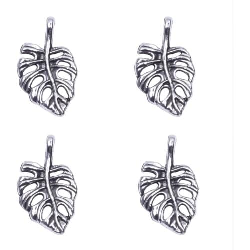 20PCS New Rainbow Metal Alloy Round Maple Multi Charms Pendant For Necklace Bracelet Earring DIY Handmade Jewelry Crafts