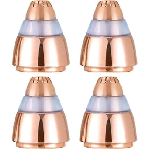 4pcs Replacement Heads for Hair Remover Replacement Blades for Hair Removal Tool Eyebrow Trimmer Electric Eplicator Accessory