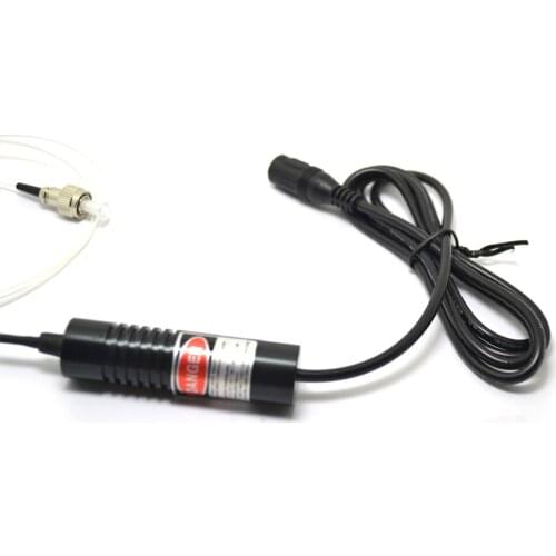 650nm 30mW Red Fiber Coupling Laser Dot Module Positioning Laser / Single Mode Dot FC Interface