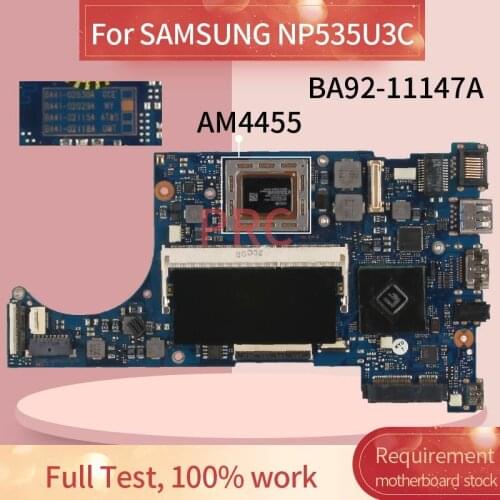 BA92-11147A For SAMSUNG NP535U3C AM4455 Laptop Motherboard BA41-02115A DDR3 Notebook Mainboard