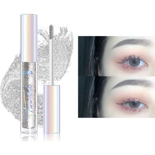 Shiny Mascara Eyelashes Mascara 4D Silky Eyelashes Lengthening Eyelashes Makeup Waterproof Mascara Volume Eye Cosmetics