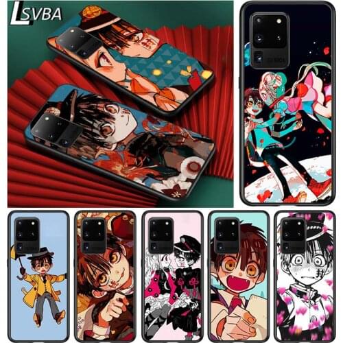 Anime Hanako kun Yugi for Samsung S20 FE Ultra Plus A91 A81 A71 A51 A41 A31 A21 A11 A72 A52 A12 Soft Black Phone Case