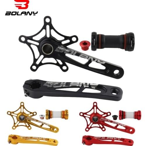 Bolany Crankset Bcd Crown 130 Hollowtech Power Meter bike Crank Arms Connecting Rods for Bicycle 170 Bmx spare parts Accessories