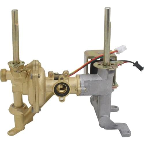 Gas water heater flue gas valve kitchen household accessories water gas linkage valve hydraulic assembly brass 1pc