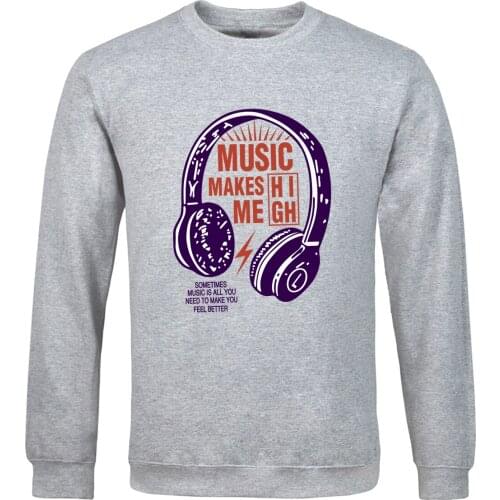 2020 spring autumn hoodies Hip Hop Sweatshirts handsome Music Makes Me High quality Streetwear Mans Fashion Funny Wram Clothings