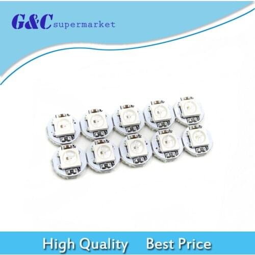 10PCS WS2812B WS2811 IC 10mmx3mm 5V SMD 5050 RGB LED Chip light Pixel Board diy electronics