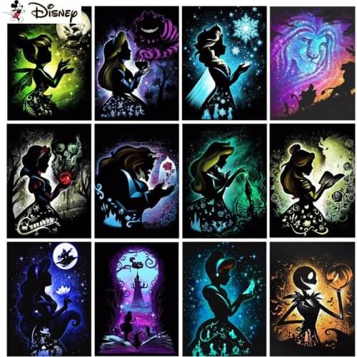 Disney 3D Diamond Painting "Cartoon character" DIY Full Rhinestones Drill Cross-stitch Kits Square Round Diamond Embroidery