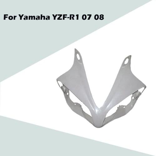 For Yamaha YZF-R1 2007 2008 Head Fairing Nose Head Trim Cover ABS Injection Fairing YZF-R1000 07 08 Motorcycle Accessories