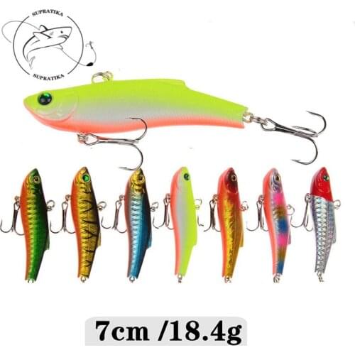 Lifelike 3D Eyes Anti-Corrosion Bionic Plastic Fishing Bait Artificial VIB Wobblers 7cm/18.4g Freshwater Fishing Lure Hard Bait