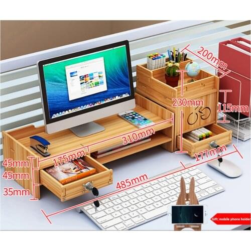 Shelf Organizer Organizacao estanteria Home Organization And Computer Display Stand Estantes Prateleira Storage Repisas Rack