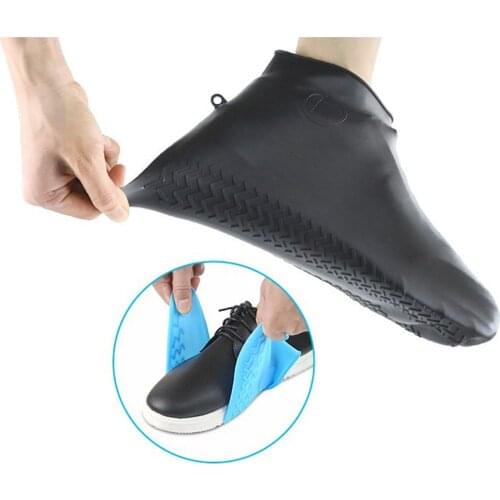 Resuable Silicone Overshoes Rain Waterproof Shoe Covers Boot Protectors