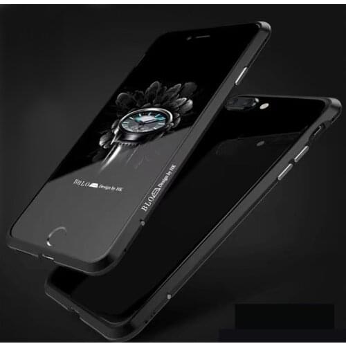 Luxury Original Brand BOBYT Aluminum Metal Bumper For iPhone 8 7 Plus Case Column Shape Frame With Metal Button