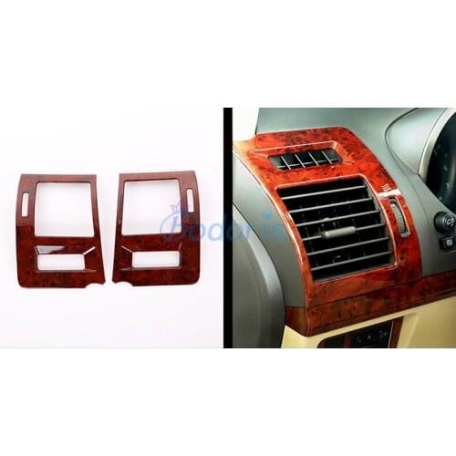 Car Styling Interior Wooden Color Cover Trim Panel Overlay 2010-2018 For Toyota Land Cruiser Prado FJ150 Accessories