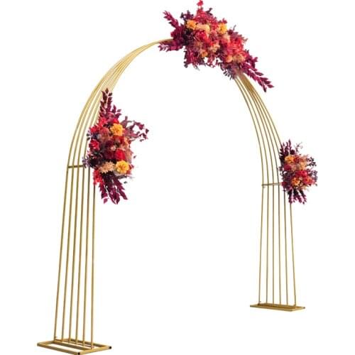 Wedding backdrops & stands wedding scene stage background decoration flower arch outdoor arch