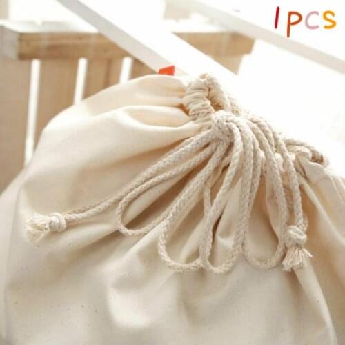 Heavy Duty Extra Large 75x120cm Cotton Canvas Laundry Bag Beach Storage