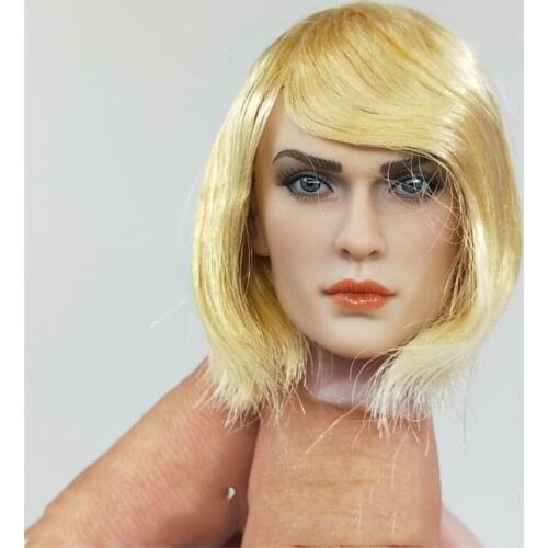 TBLeague 1/6th Sexy Female Head Sculpture Of PL2020-173B Knight Of Fire Silver Version For Mostly 12 inch Women Doll Accessories