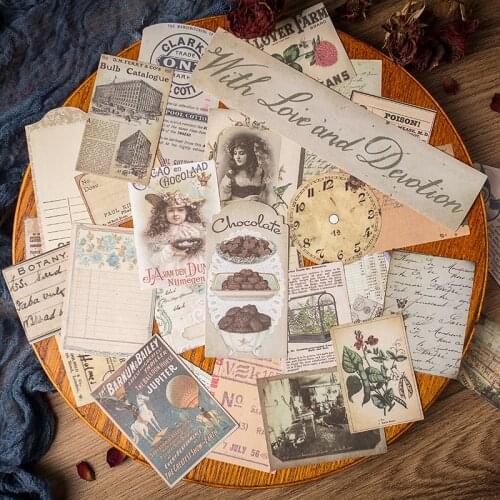 ZFPARTY Vintage Music Paper Stickers for Scrapbooking Happy Planner/Card Making/Journaling Project