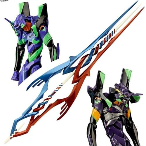 Japan Anime Revoltech Evangelion Evolution-Ex Evangelion:3.0+1.0 Evangelion Unit-01 & Evangelion Unit-13 + Spear of Gaius
