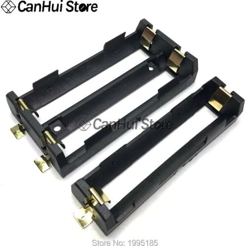 1PCS 1x 2x 18650 Battery Holder SMD SMT Batteries Case Storage Box With Pins 1/2 slot 18650 Rechargeable Battery Shell Connector