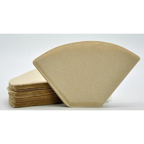 102 "V" Shape Coffee Cup Filter Paper Espresso Machine Mocha Pot Strainer Sheet