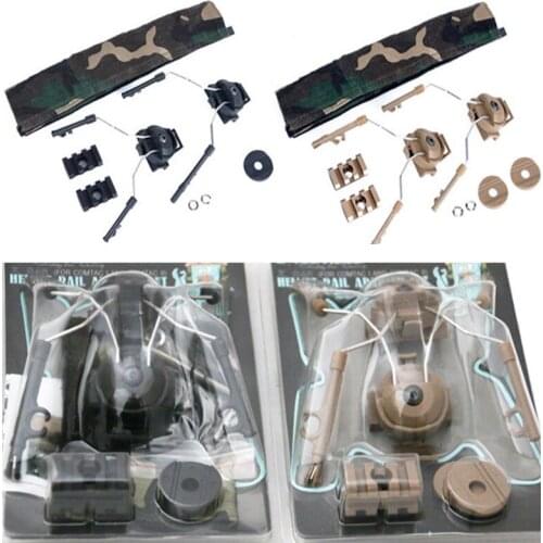 TAK YIYING FAST Helmet accessories HELMET RAIL ADAPTER SET Peltor Comtac Headset ARC Rail Adapter FOR C1 C2 C4