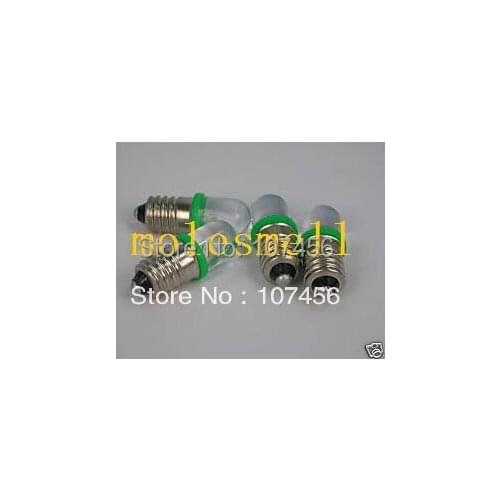 Free shipping 20pcs GREEN E10 6V Led Bulb Light Lamp for LIONEL 1447