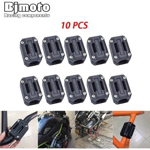 BJMOTO Engine Crash Bar Bumper Guard Protection Parts For Honda Hornet 600 ABS VFR800X Crossrunner 800 XL 650V XL 700 Transalp