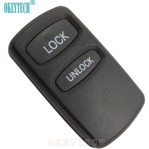 OkeyTech New Styling 2 Buttons Car Remote Entry Key Shell Fob Case For Mitsubishi Triton Galant Pajero Lancer Outlander Challant