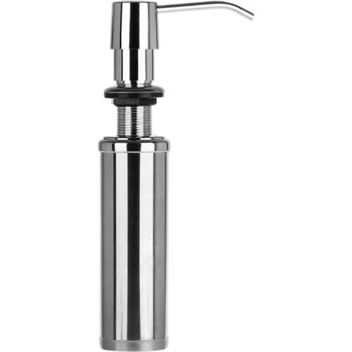 300ml Soap Dispenser Lotion Pump Liquid Detergent Built-In Installation Hand Sanitizer Organizer Stainless Steel For Bathroom