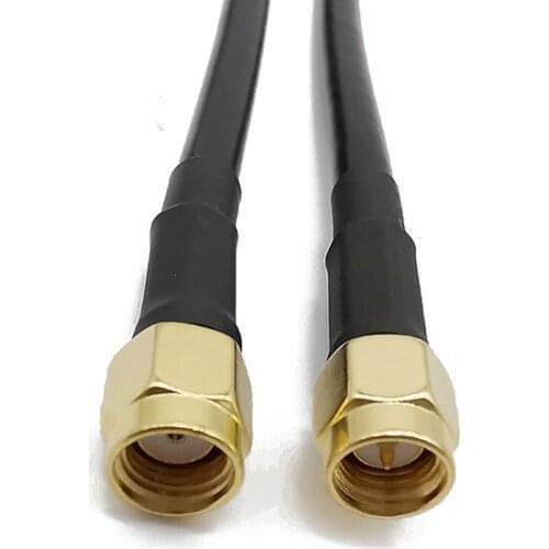 LMR200 SMA Male to RP SMA Male Plug RF Coaxial Pigtail Antenna Extension Cable Wire Connector 1/2/3/5/10/15METER