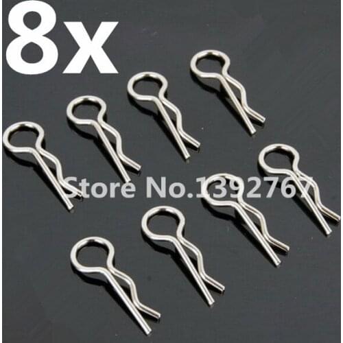 8p/set Body Clips HSP 81014 for RC 1/8 Scale Model hobby Car Spare Parts Himoto HPI Redcat rc accessories