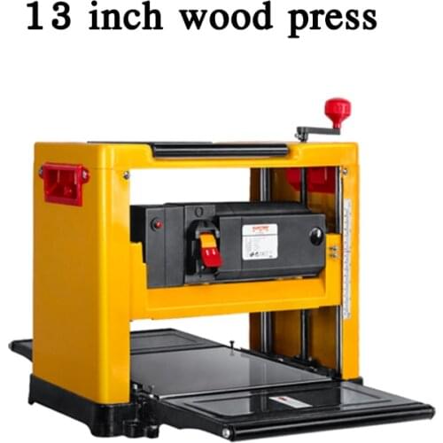 13 Inch Multifunctional Woodworking Planer Machine Small Household High Power Planing Machine 220V Table Bed Sheet Planer Tools