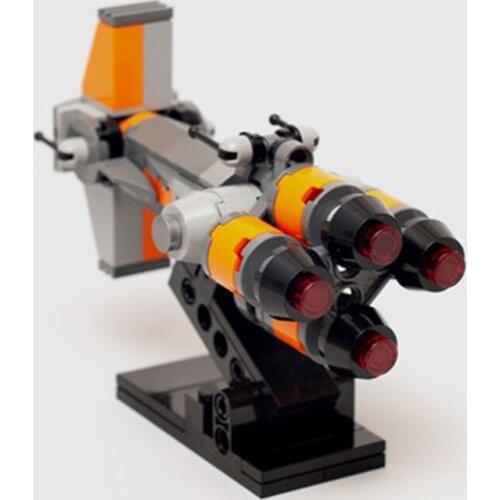 Mini Starw Toy Republic Gunship Set SW Compatible 75021 Hammerhead DIY Kids Building Blocks Bricks DIY Toys